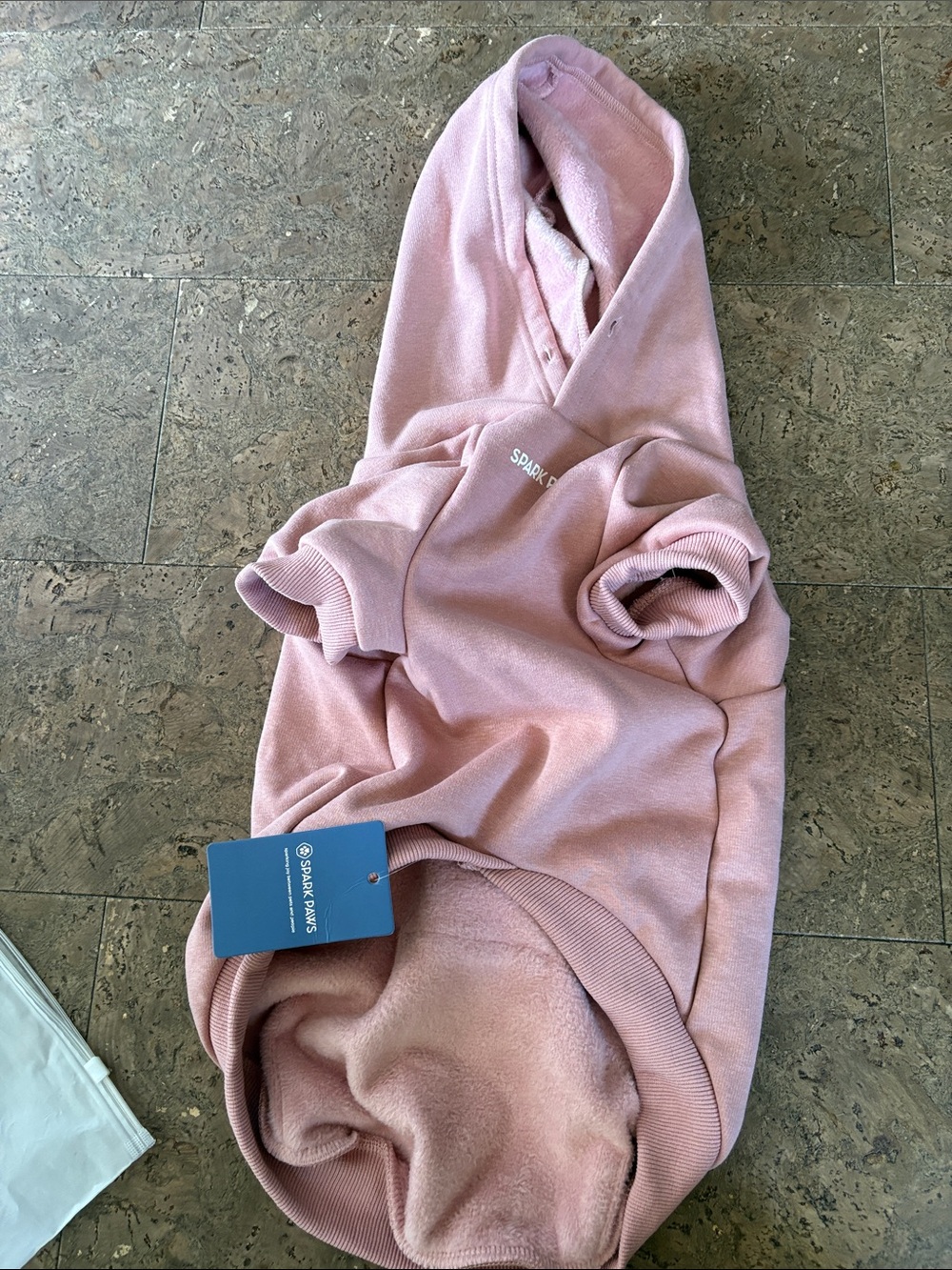Pink Hooded doggie Sweater